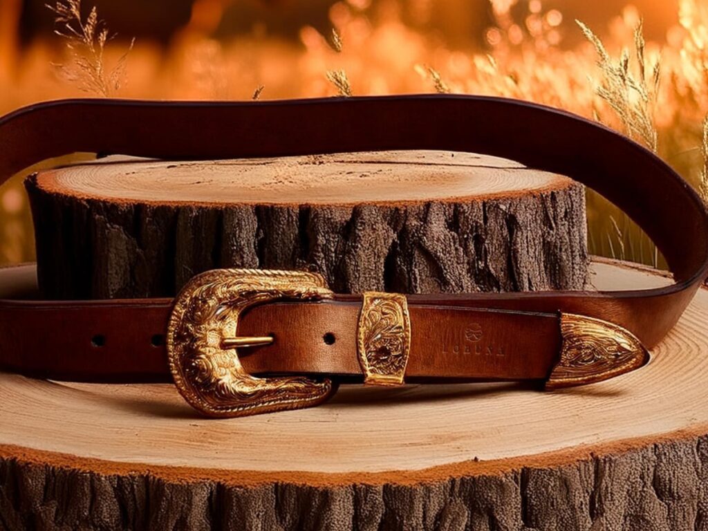 Como Escolher Cinto de Couro Feminino com Fivela Dourada