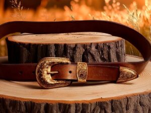 Como Escolher Cinto de Couro Feminino com Fivela Dourada