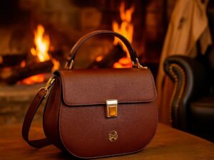 Bolsa Pequena Feminina em Couro Legítimo